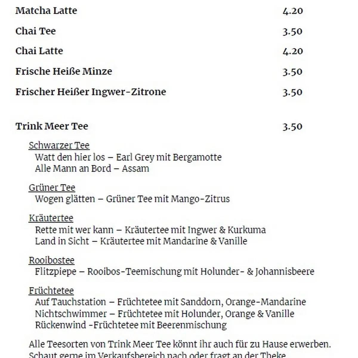 Speisekarte photo 1