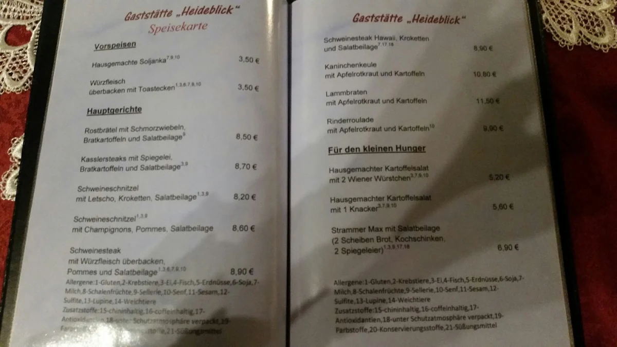 Speisekarte photo 10