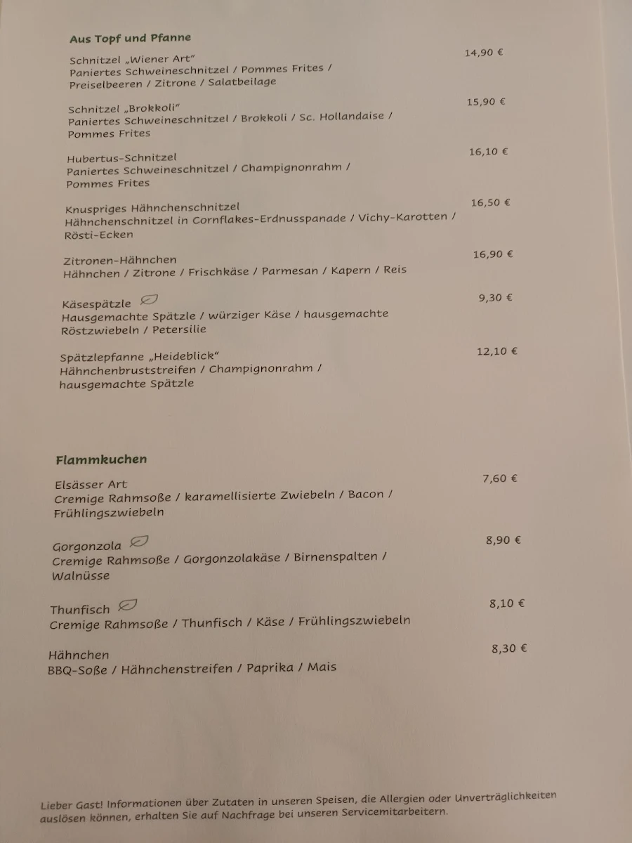 Speisekarte photo 2
