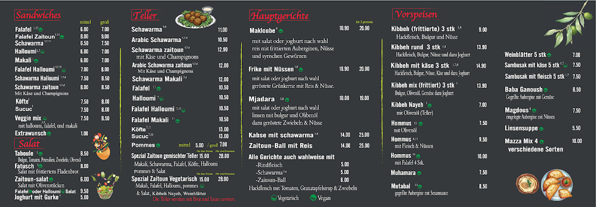 Speisekarte photo 1