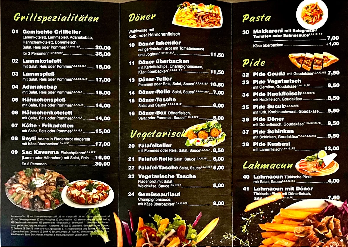 Speisekarte photo 1