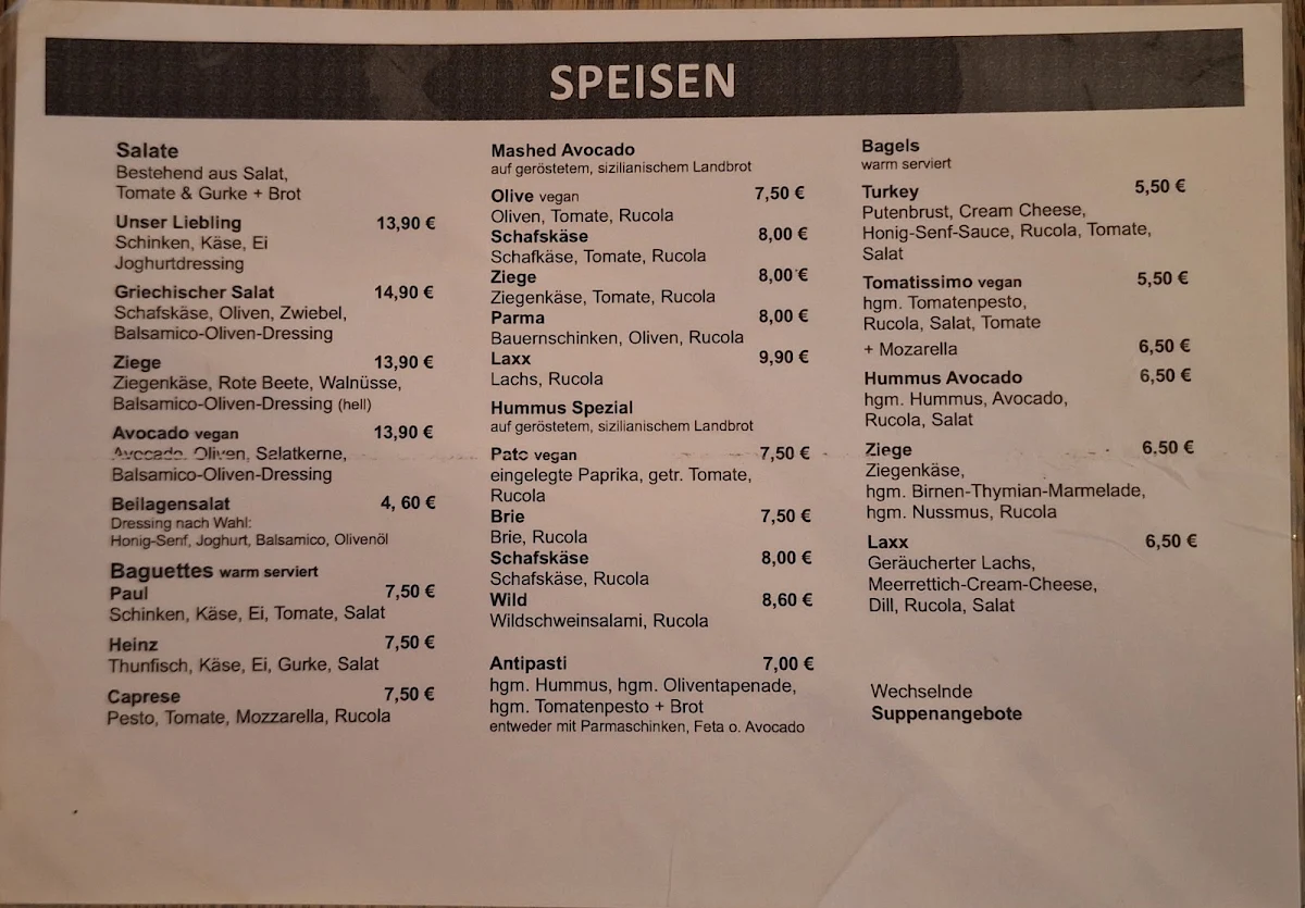 Speisekarte photo 3