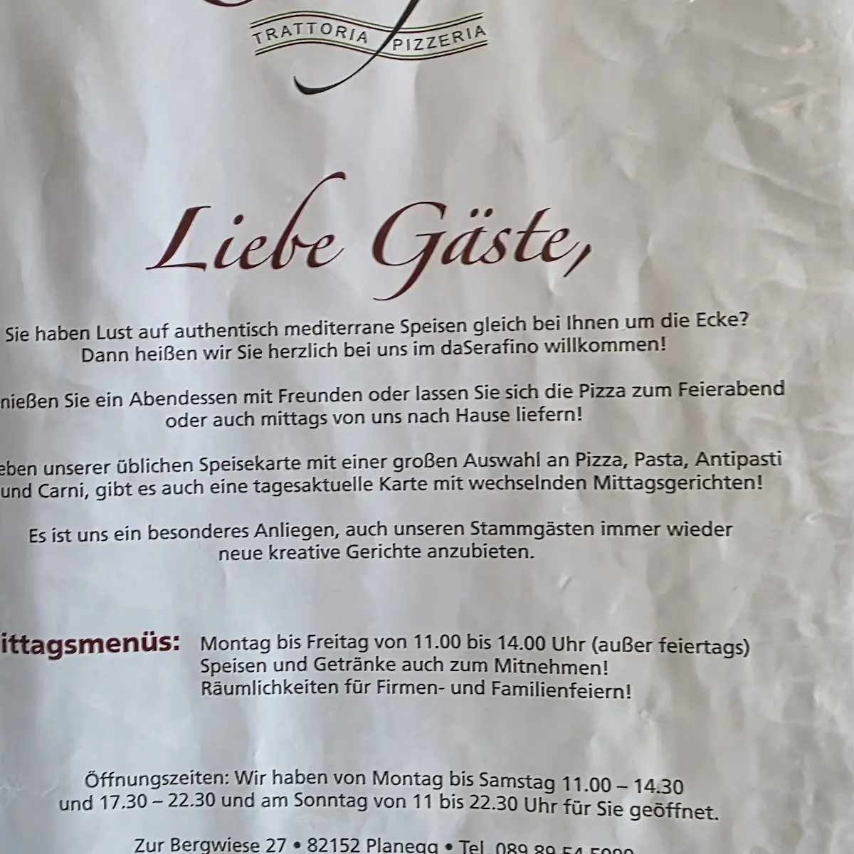 Speisekarte photo 3