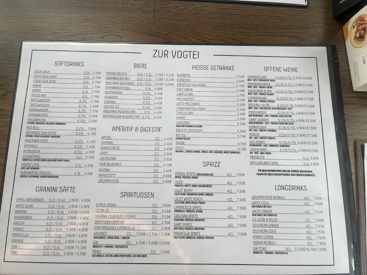 Speisekarte photo 3