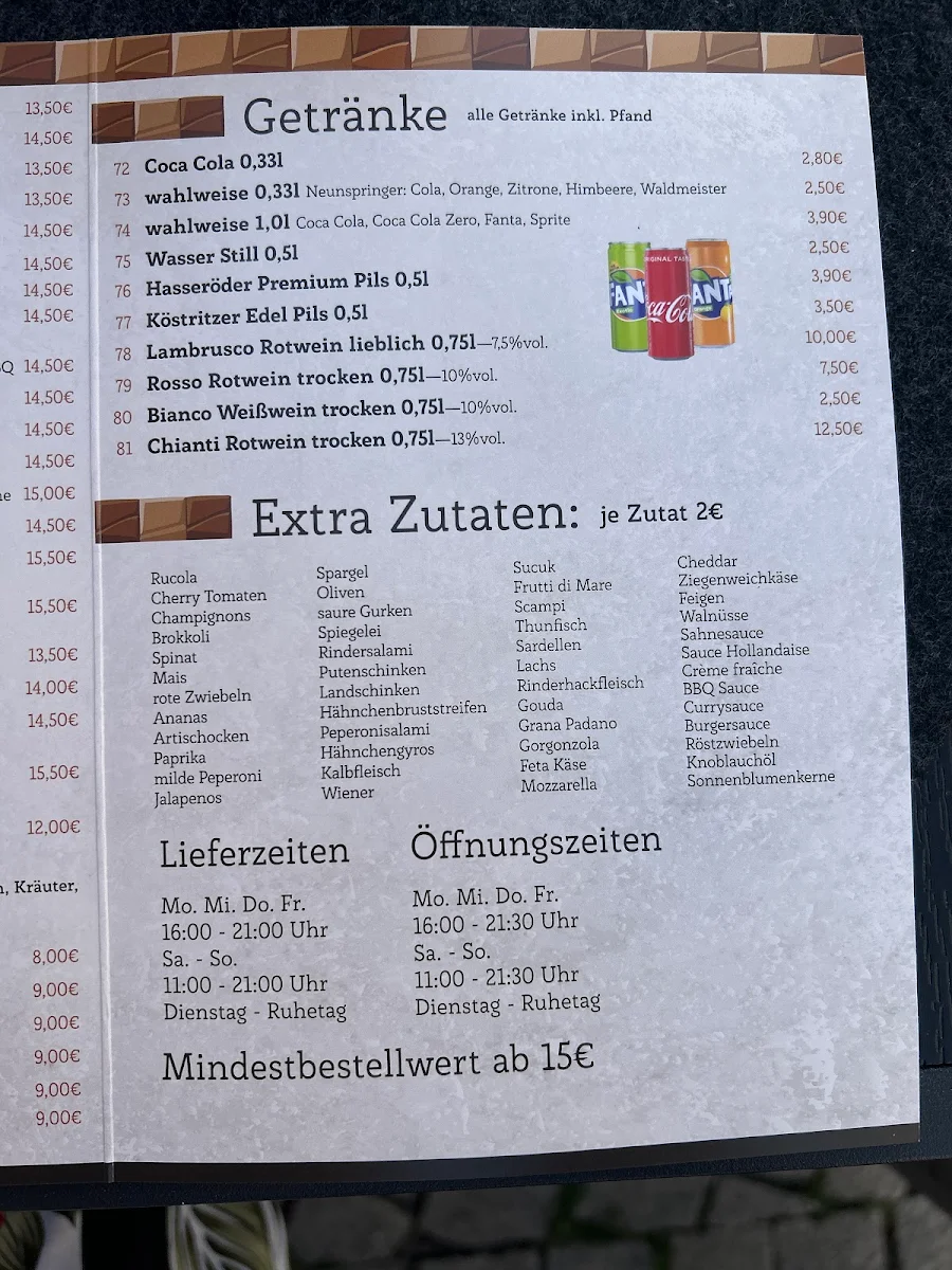 Speisekarte photo 3
