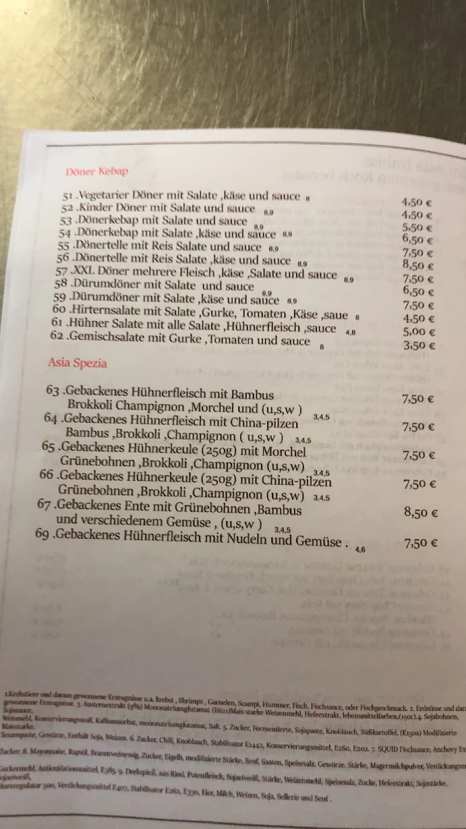 Speisekarte photo 6