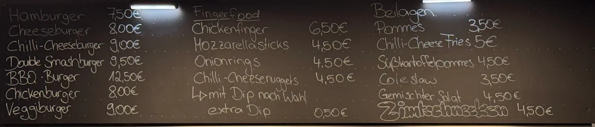 Speisekarte photo 2