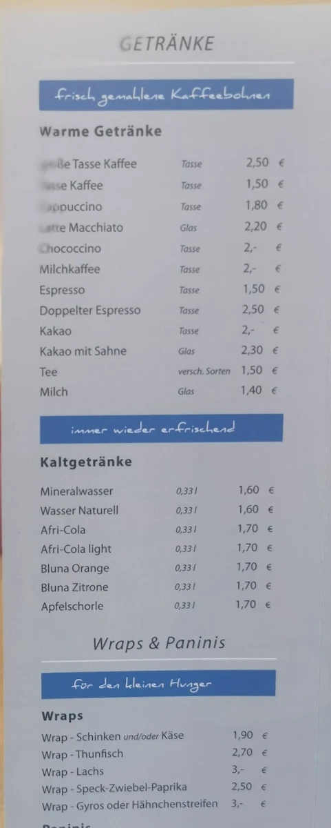 Speisekarte photo 1