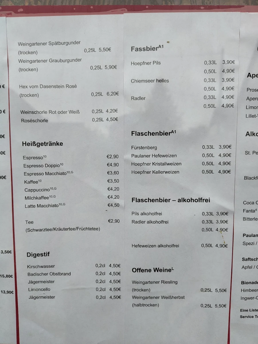 Speisekarte photo 4