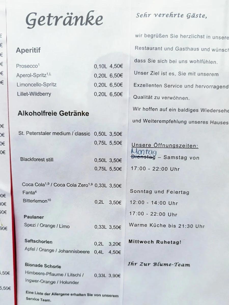 Speisekarte photo 5