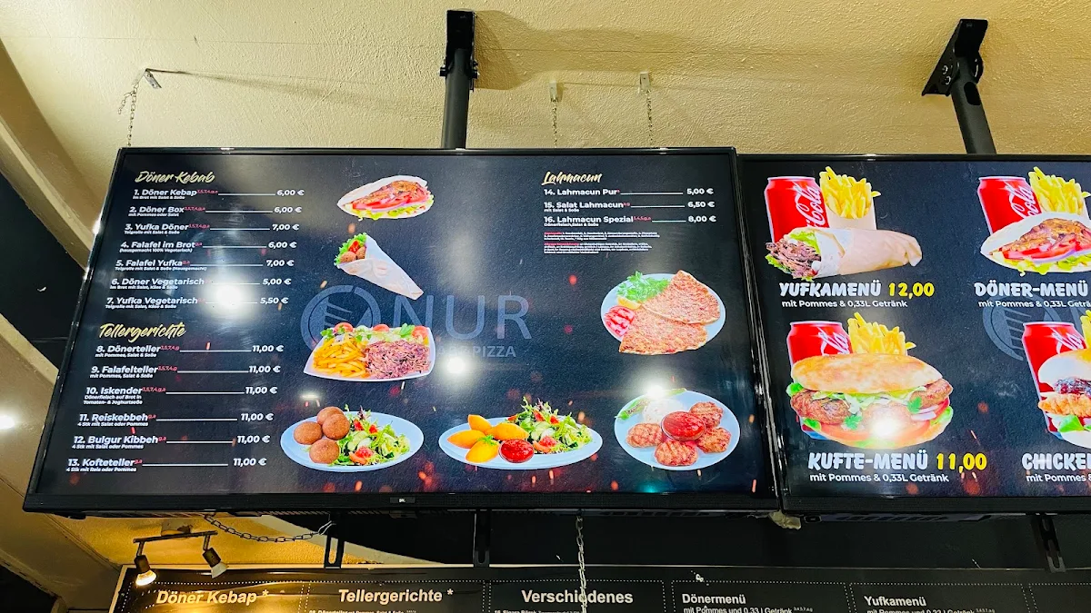 Speisekarte, NUR KEBAB