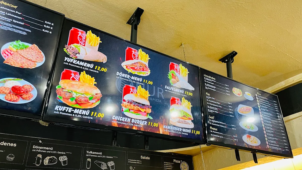 Speisekarte, NUR KEBAB