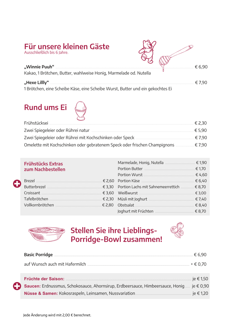 Speisekarte photo 1