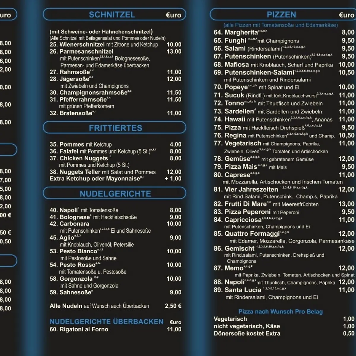 Speisekarte photo 1
