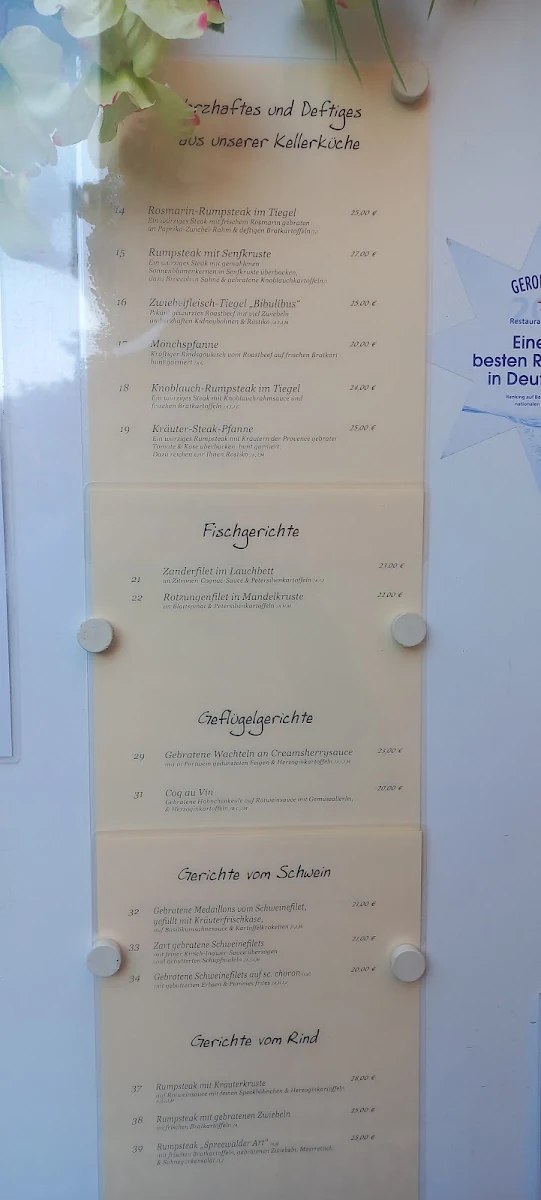 Speisekarte photo 2