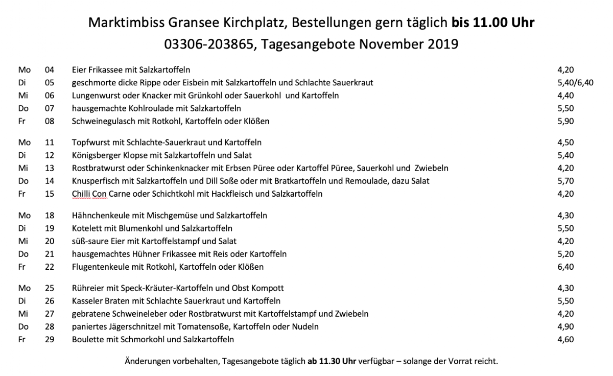 Speisekarte photo 1