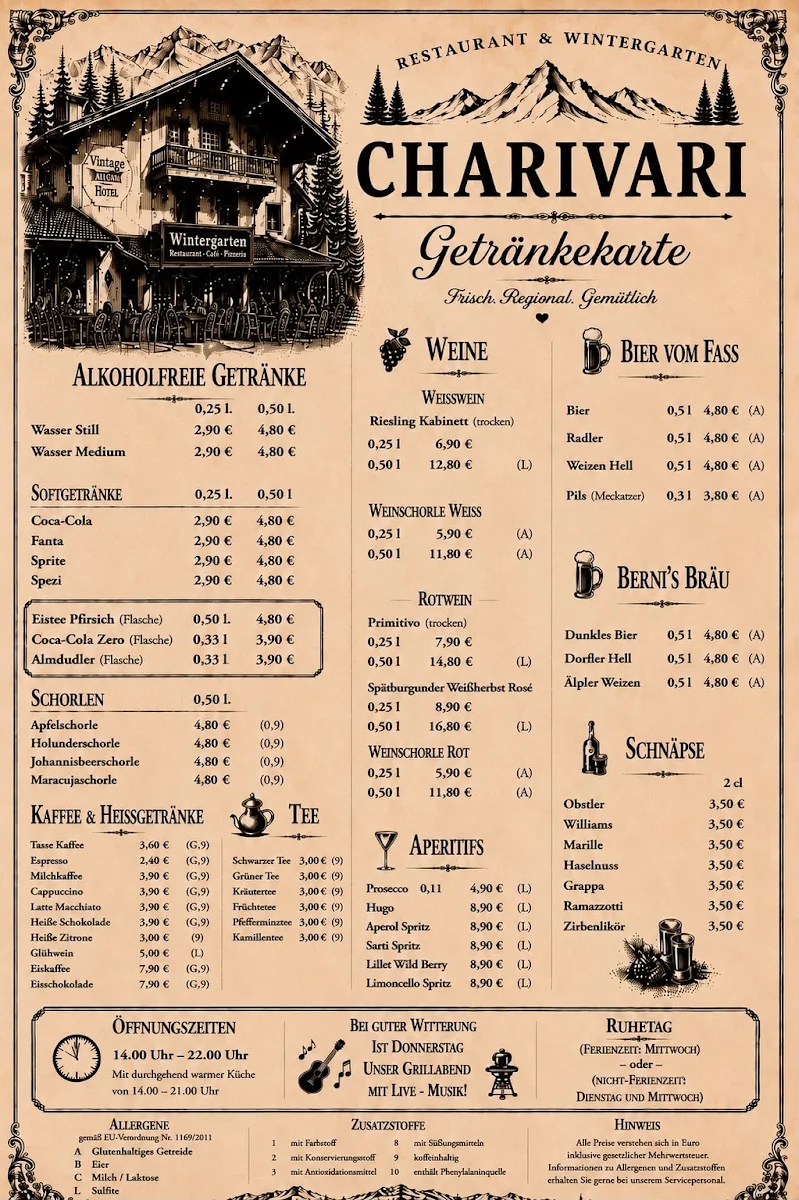 Speisekarte photo 2