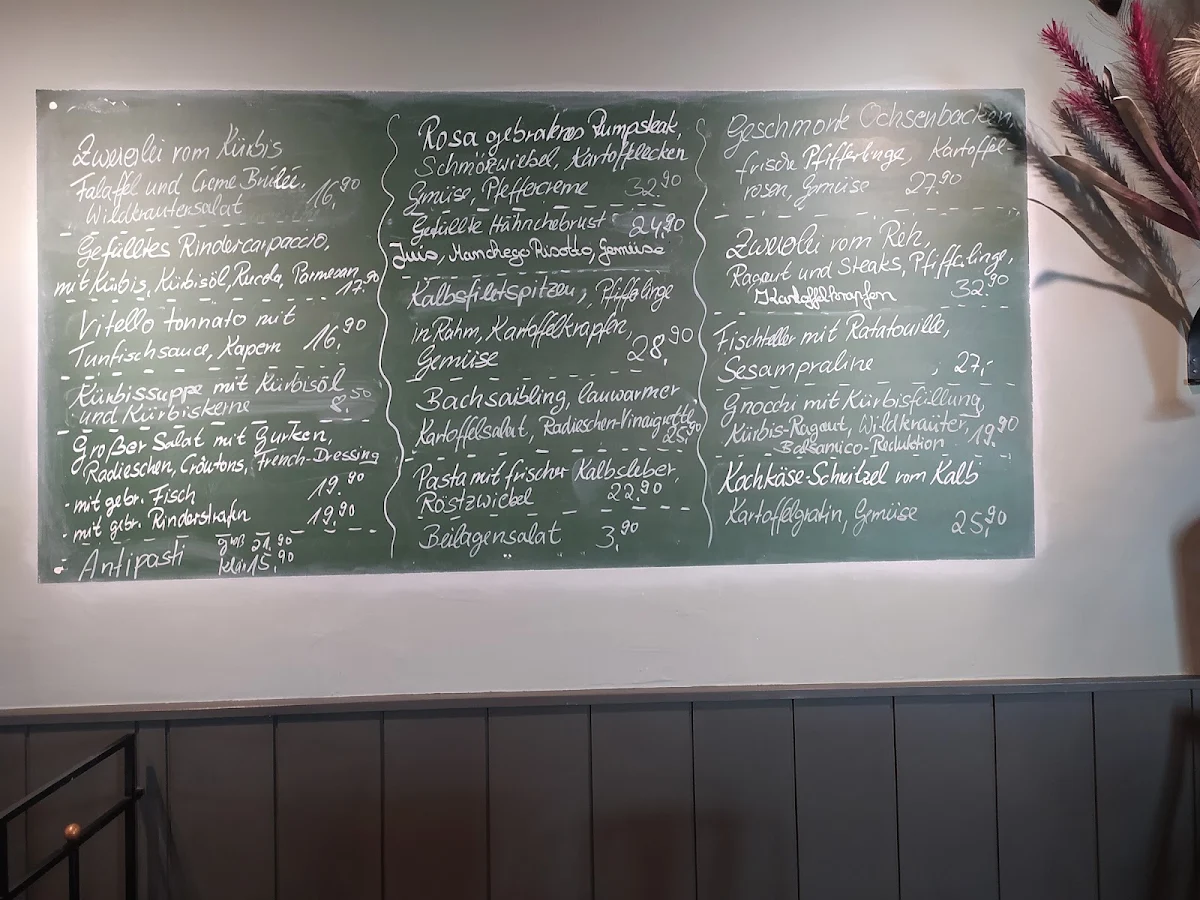 Speisekarte, Götz+Baum - Restaurant im Scheunenhof