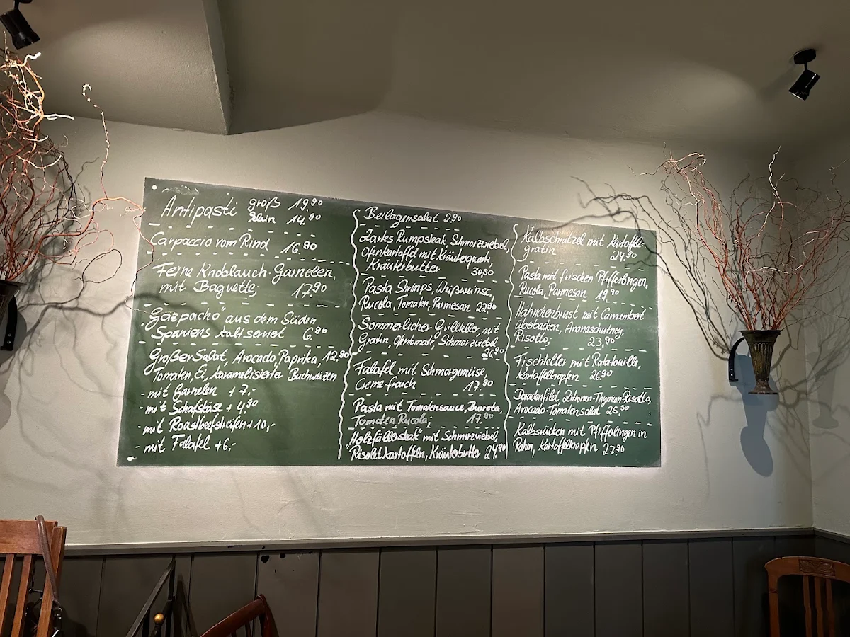 Speisekarte, Götz+Baum - Restaurant im Scheunenhof