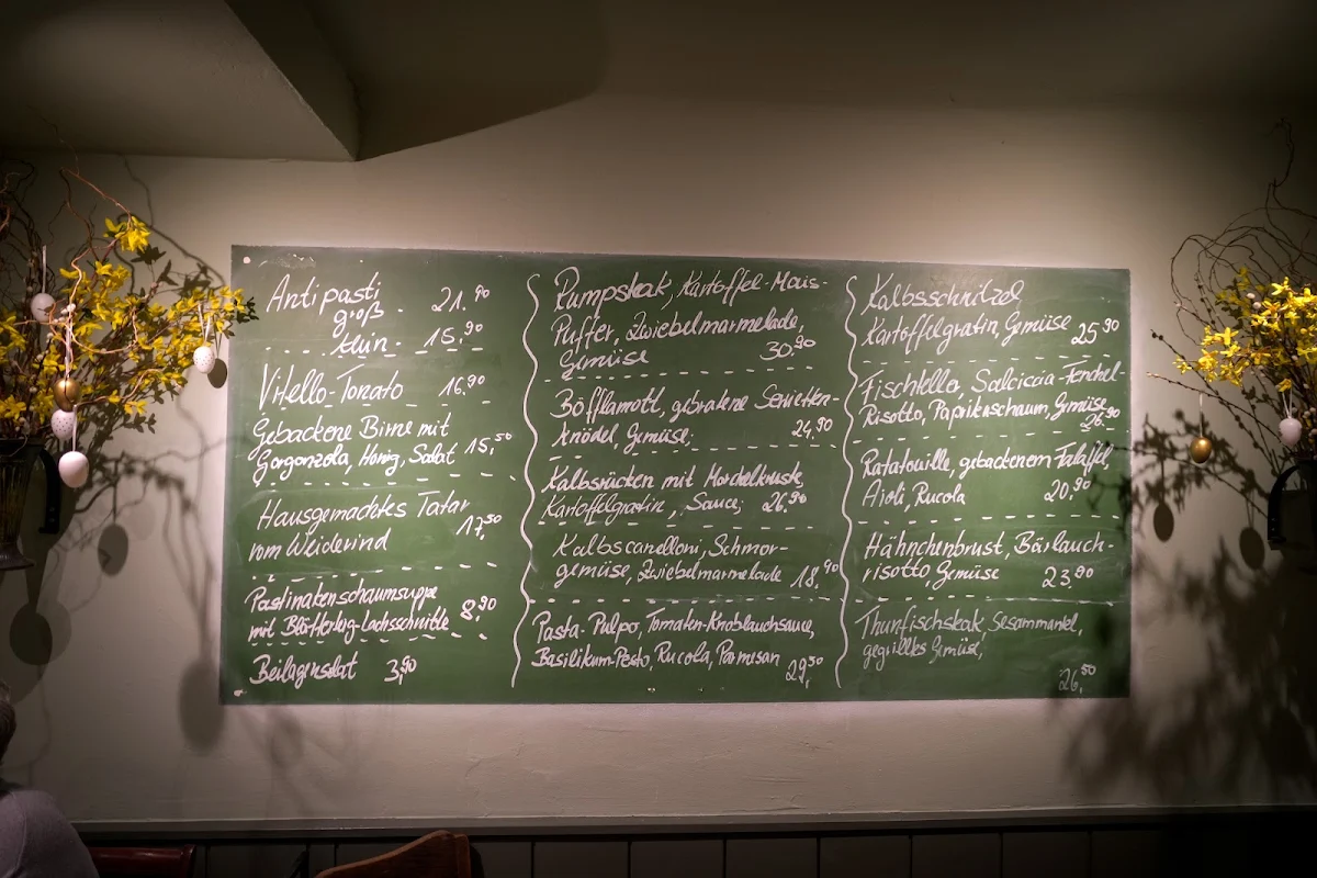 Speisekarte, Götz+Baum - Restaurant im Scheunenhof