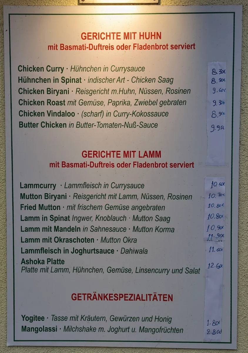 Speisekarte photo 2