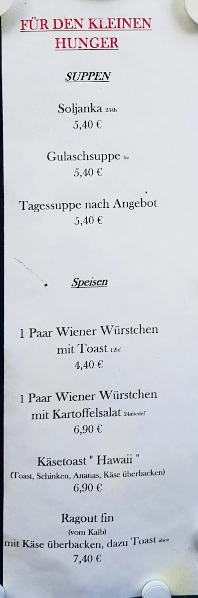 Speisekarte photo 10
