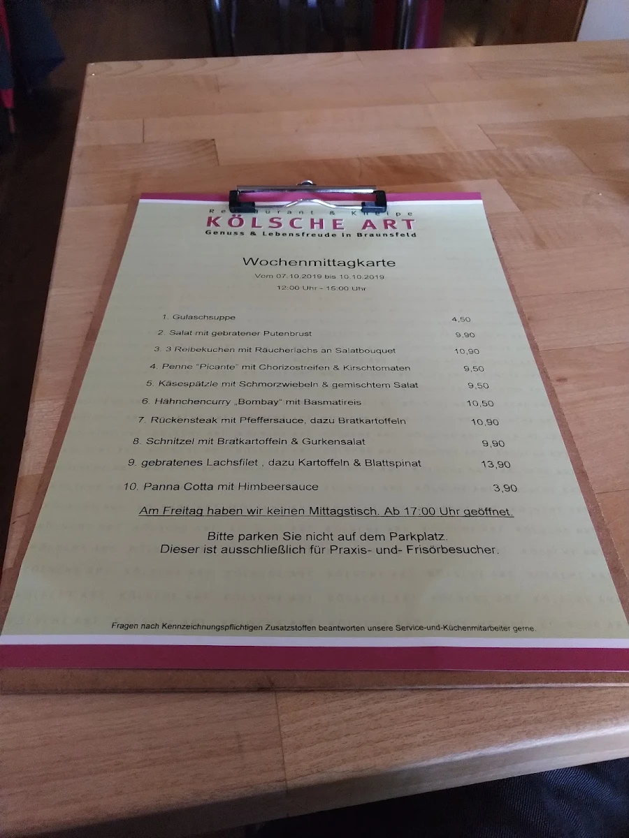 Speisekarte photo 6