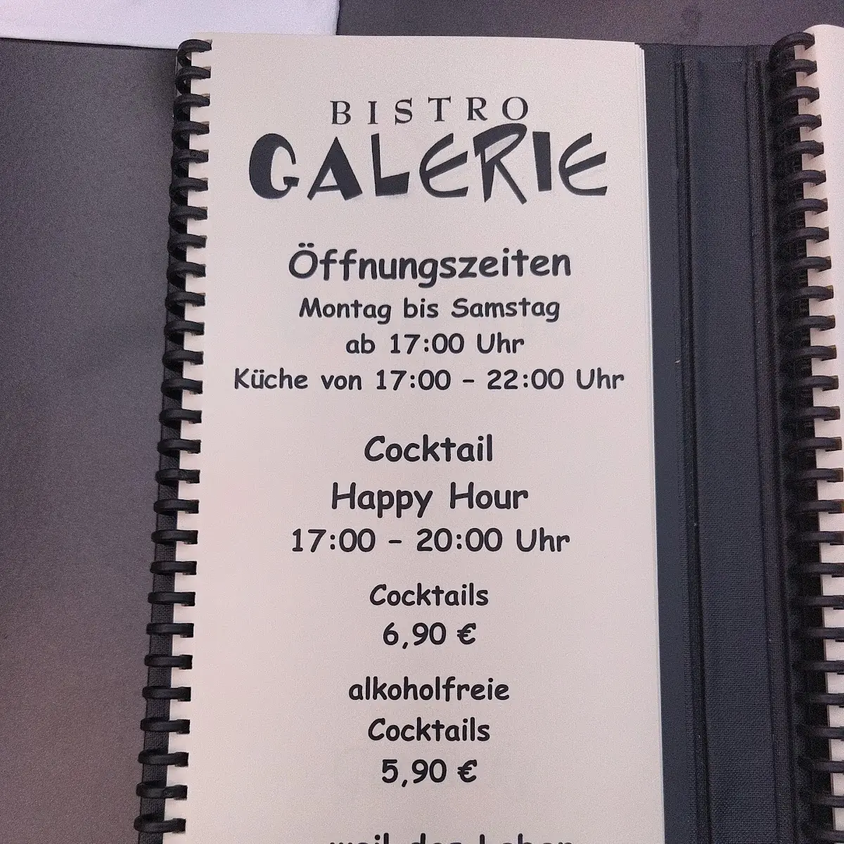 Speisekarte photo 3