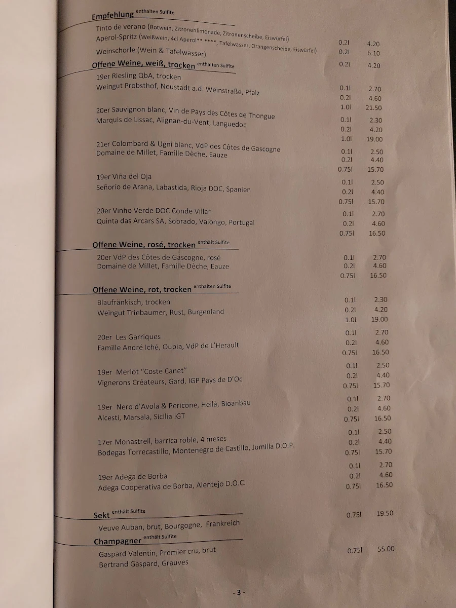 Speisekarte photo 5