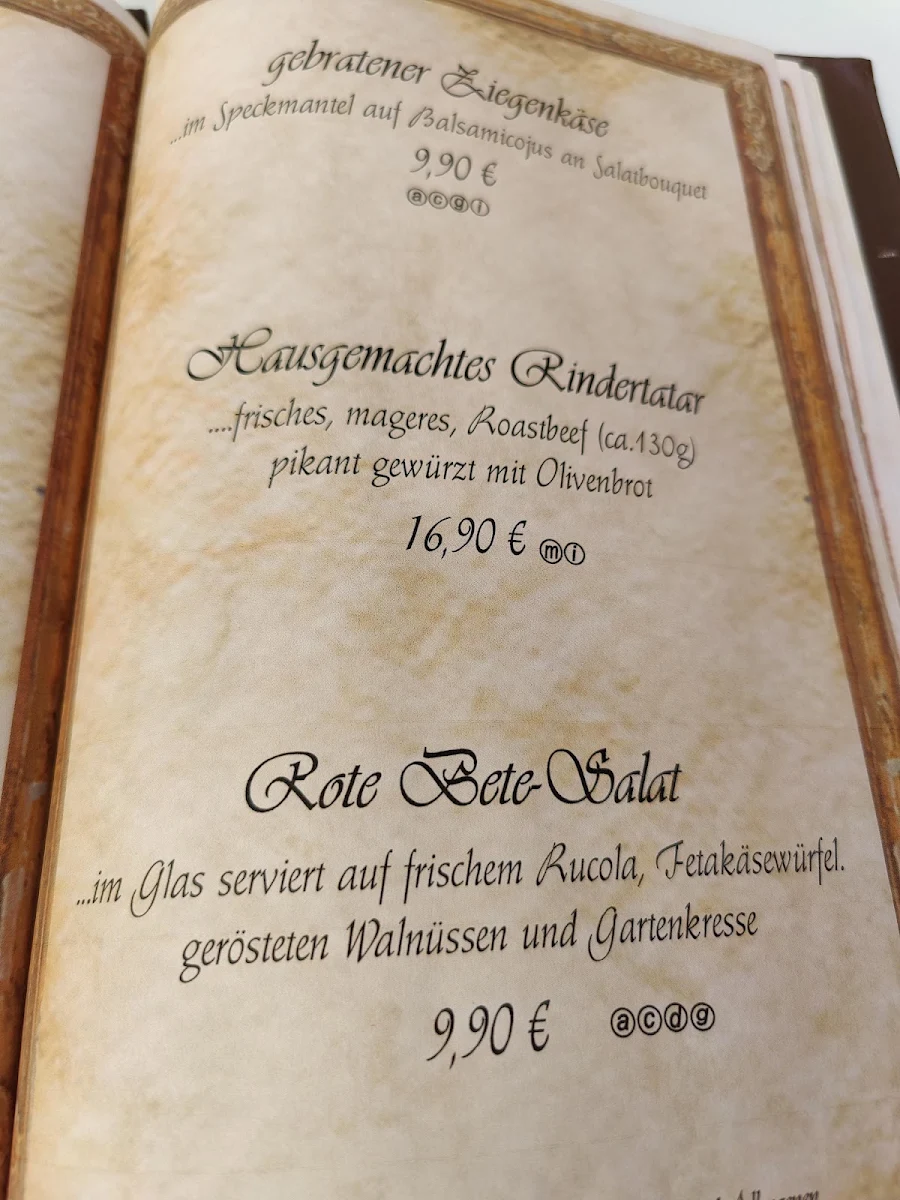 Speisekarte, Gellbersch Haus - Hans-Peter Schirra