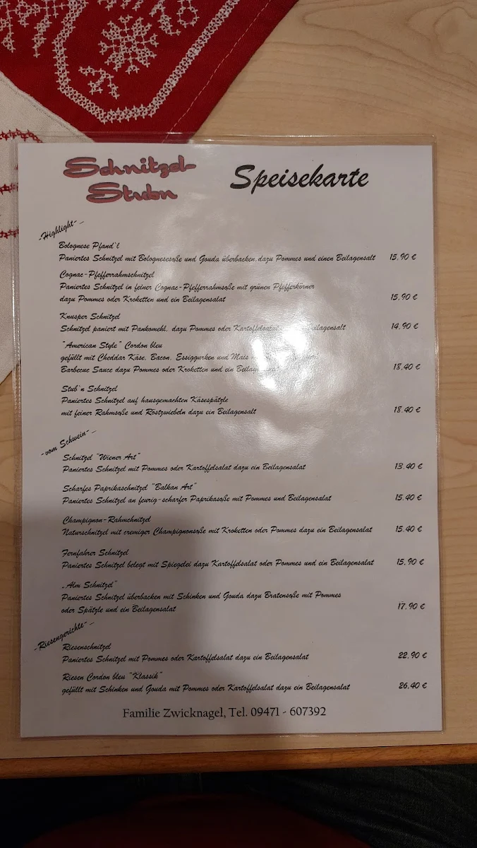 Speisekarte photo 4