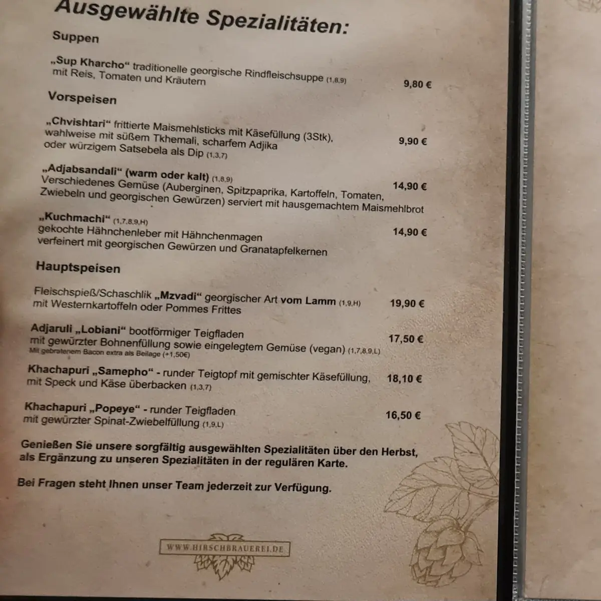 Speisekarte photo 10