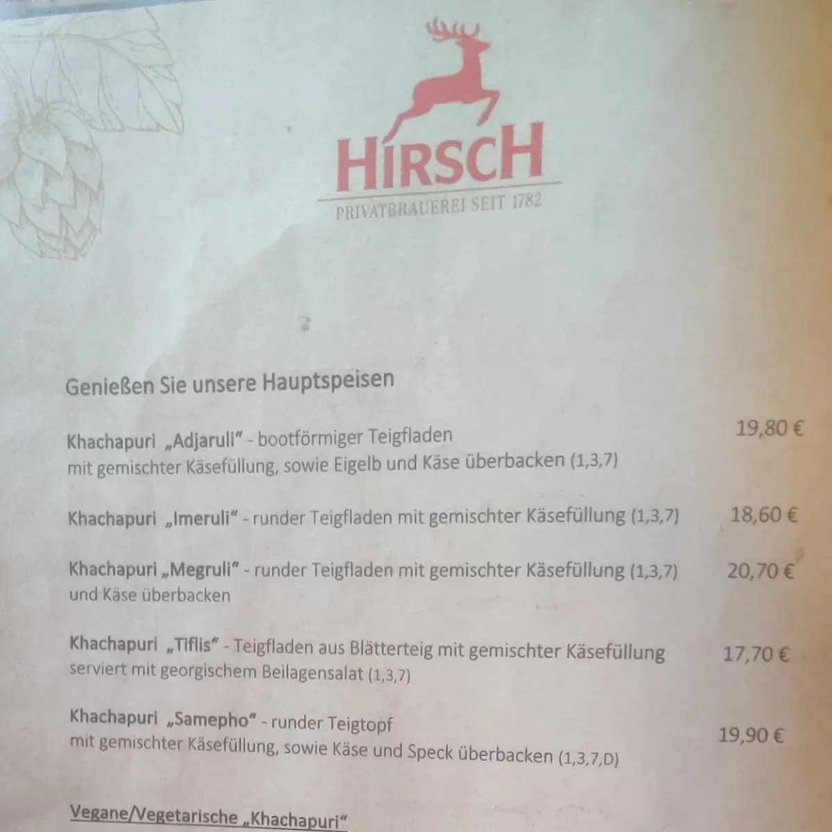 Speisekarte photo 3