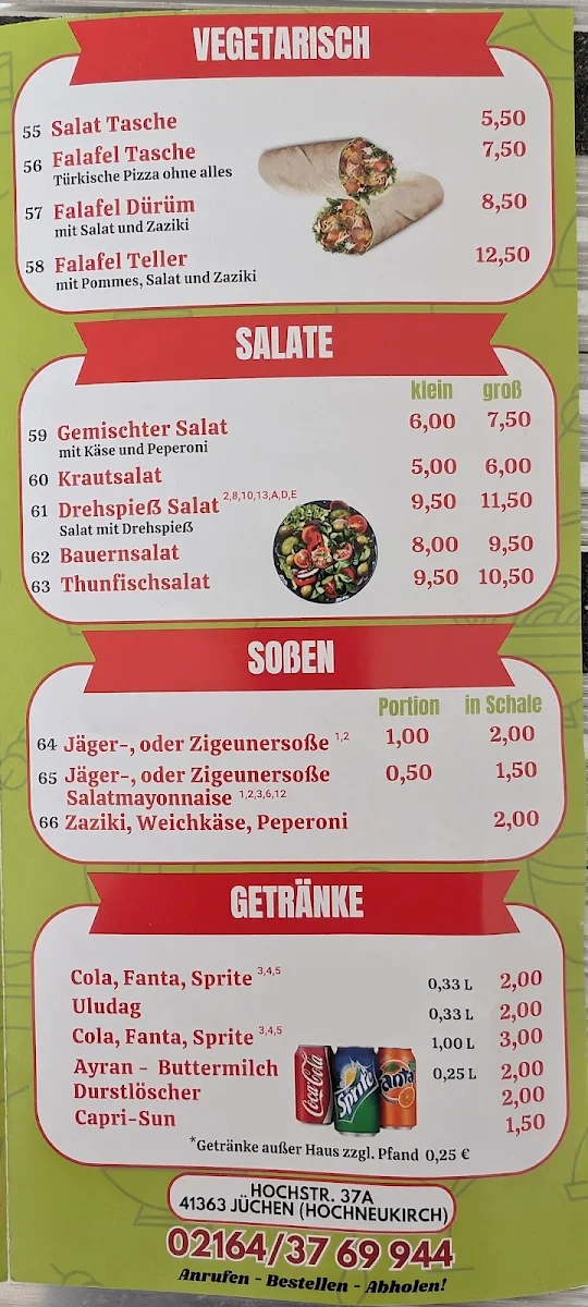 Speisekarte photo 3