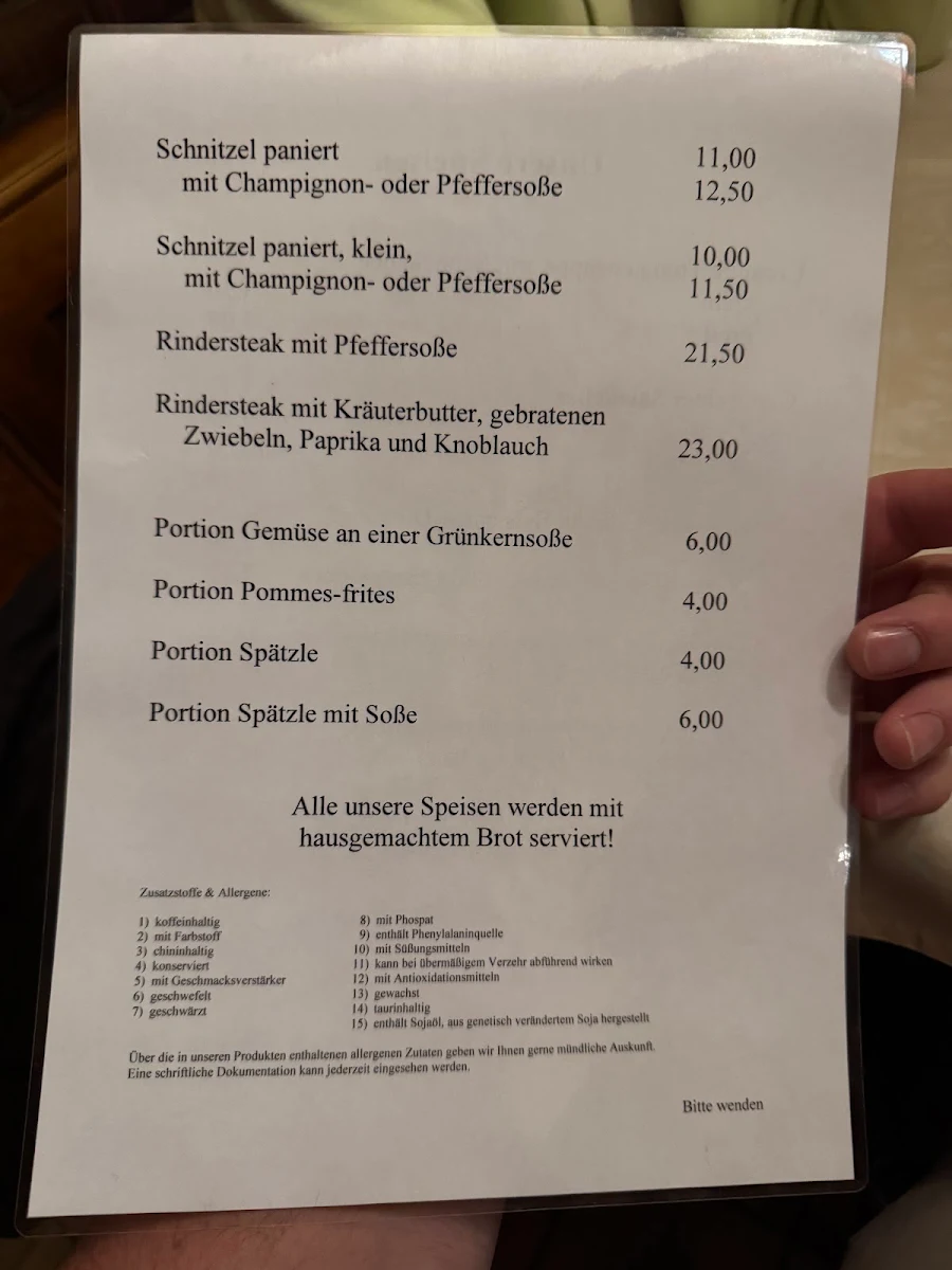Speisekarte photo 2