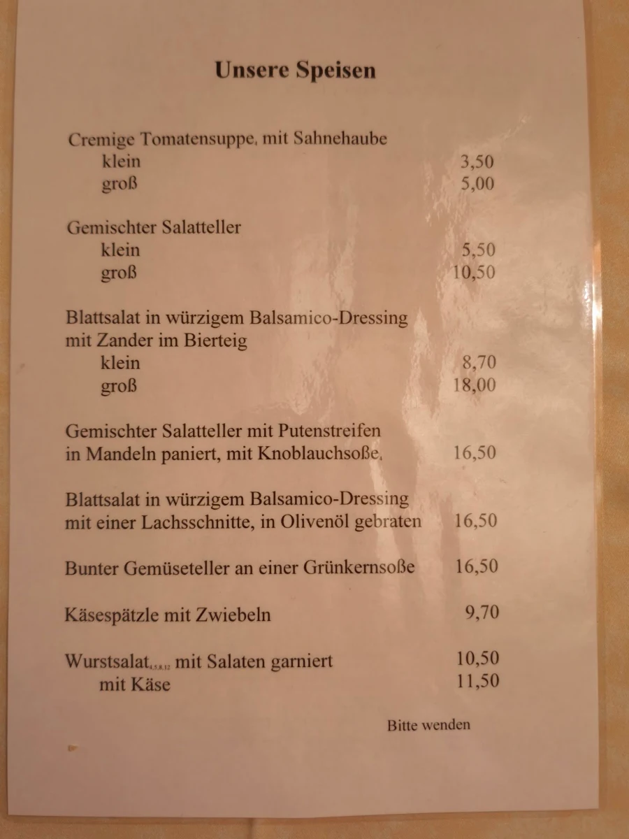 Speisekarte photo 4