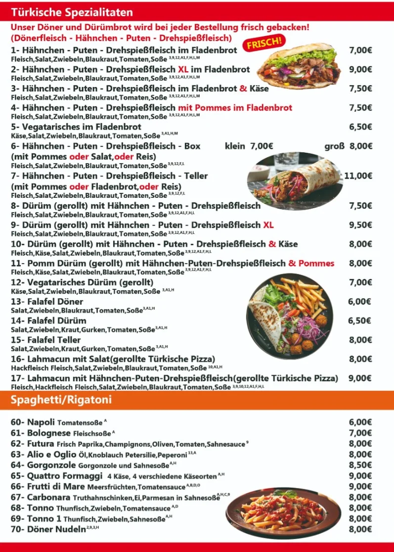 Speisekarte photo 1