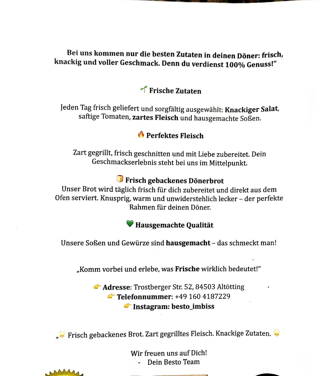 Speisekarte photo 5
