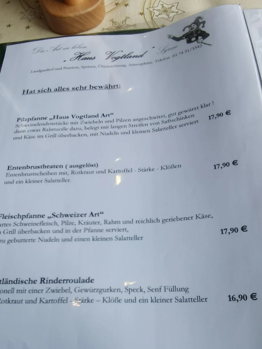 Speisekarte photo 2
