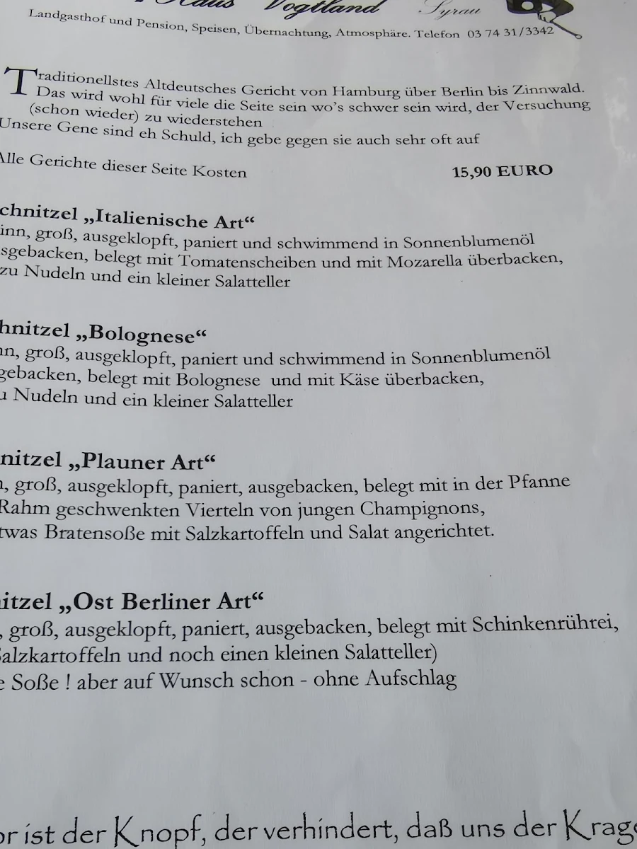 Speisekarte photo 4