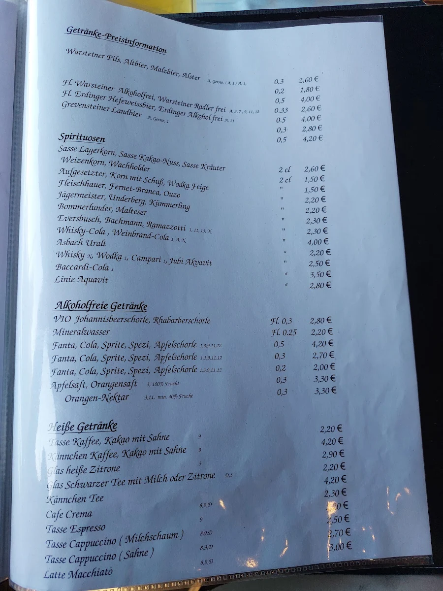 Speisekarte photo 3