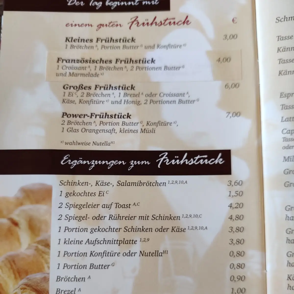 Speisekarte photo 5