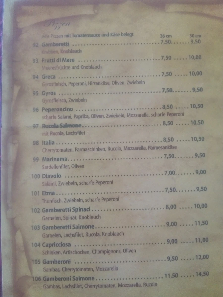 Speisekarte photo 3