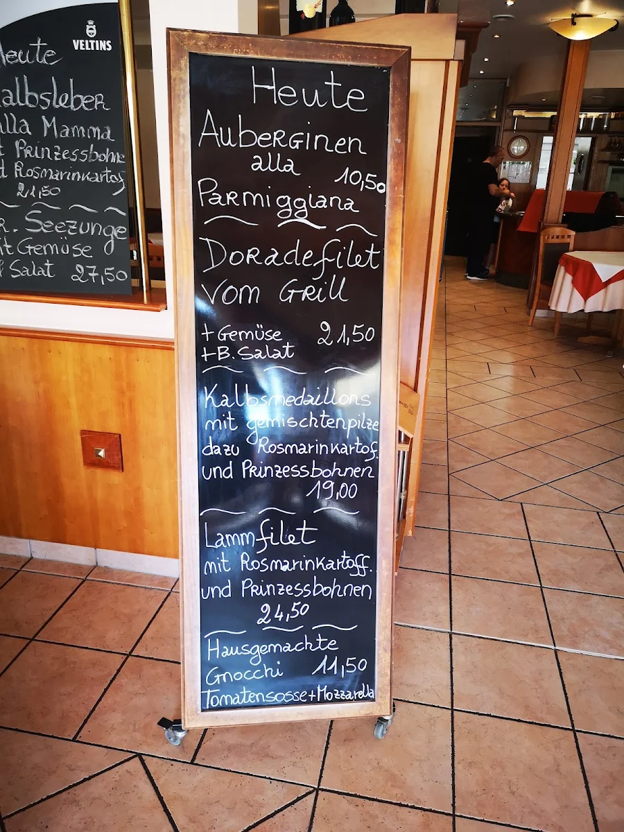 Speisekarte, Ristorante Mangia e Bevi ( ab 4 September )
