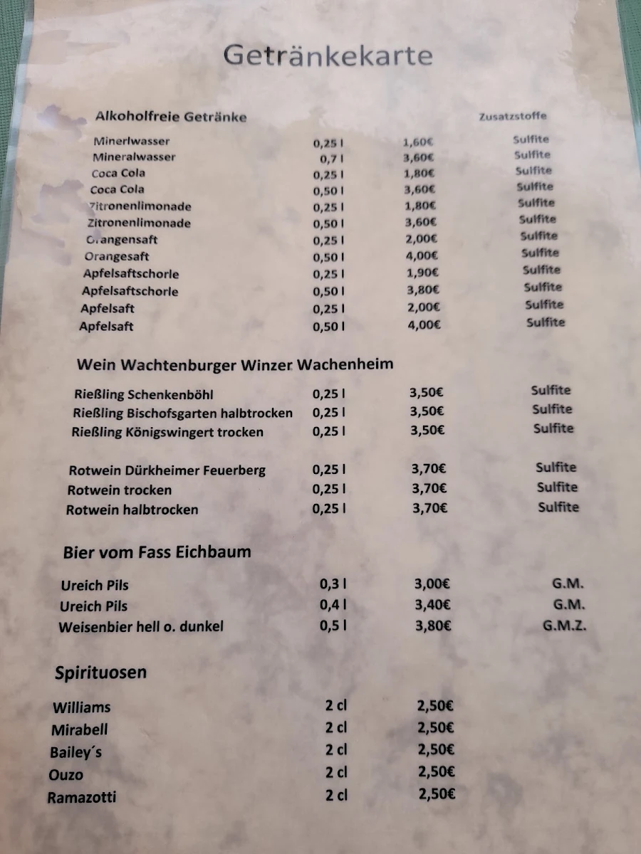 Speisekarte photo 2