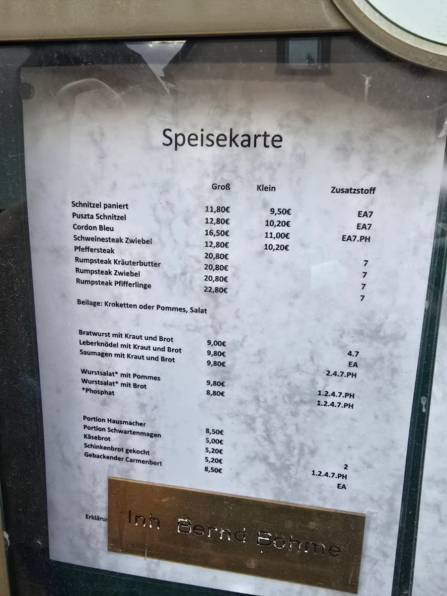 Speisekarte photo 3