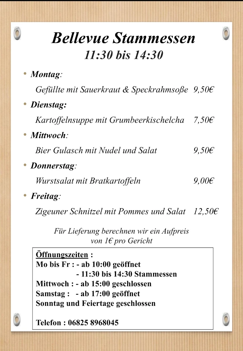 Speisekarte photo 1