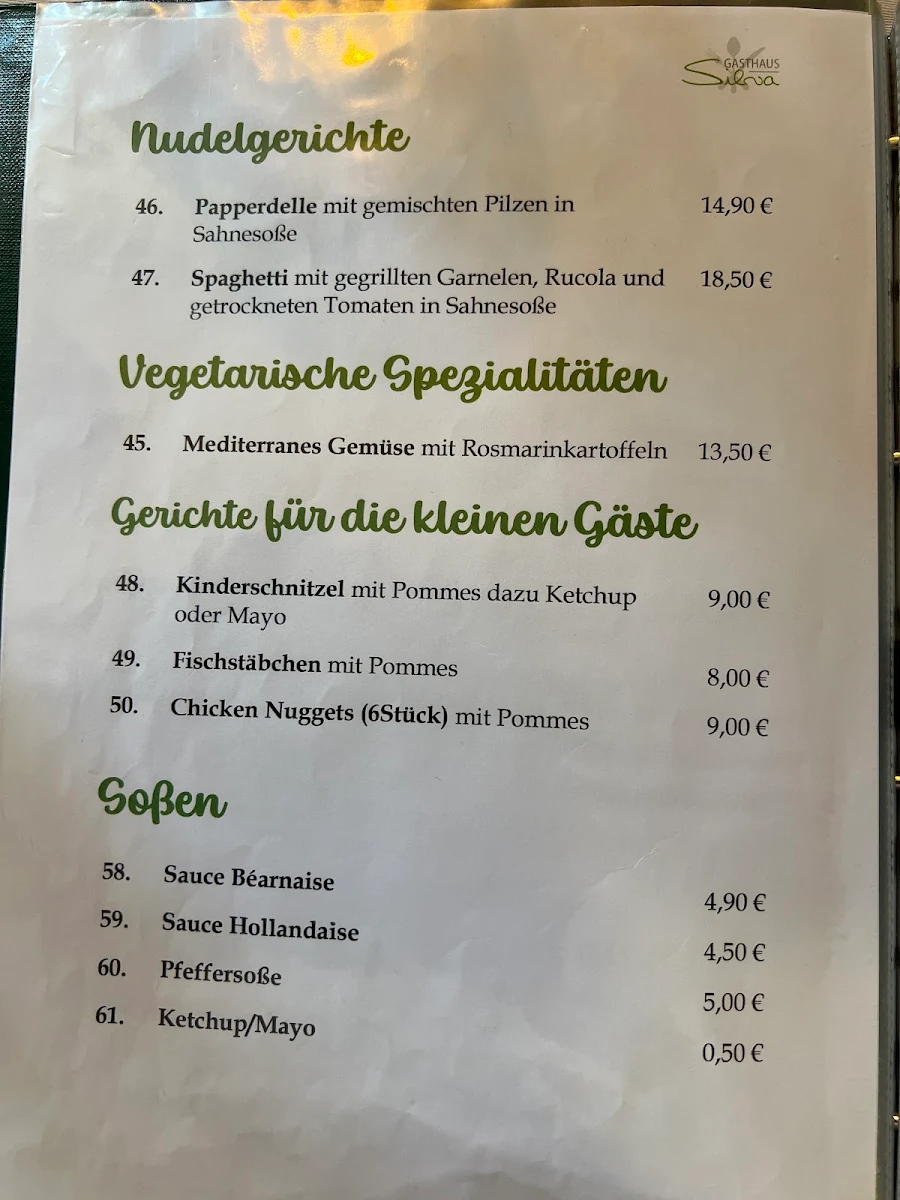 Speisekarte photo 2
