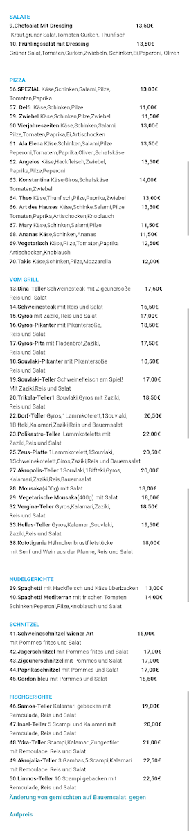 Speisekarte photo 2