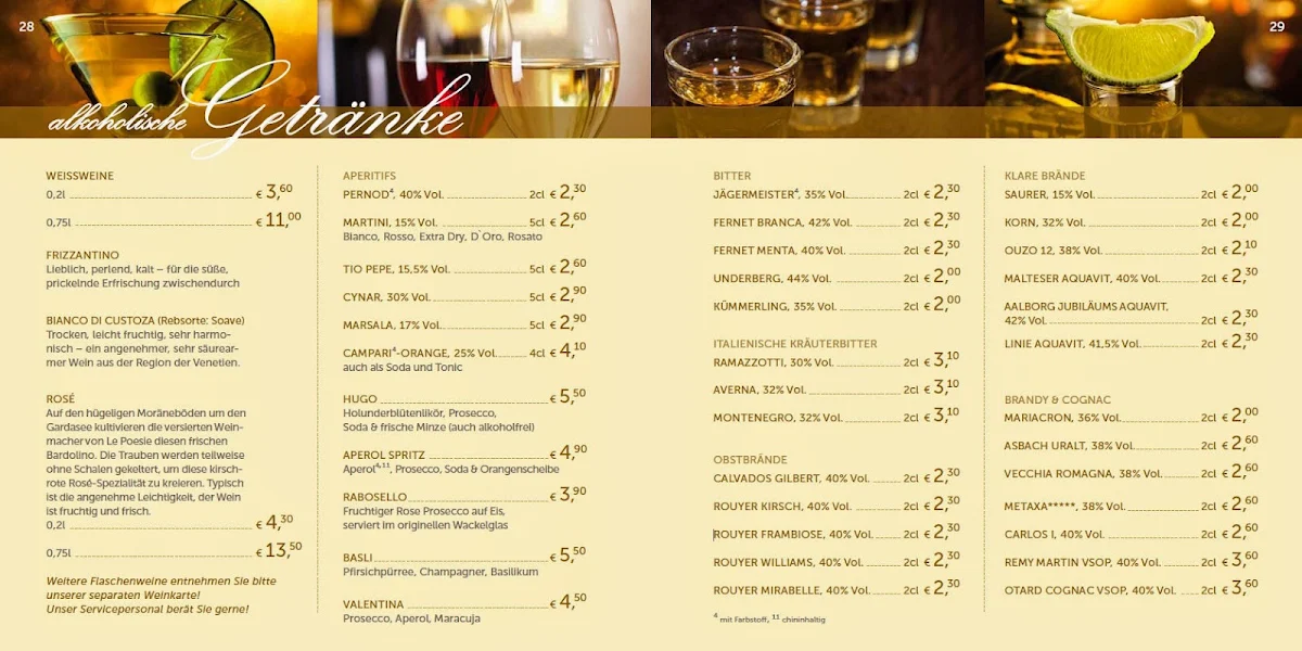 Speisekarte photo 2